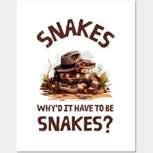 Snakes. Why did it have to be snakes? - Adventure Posters and Art